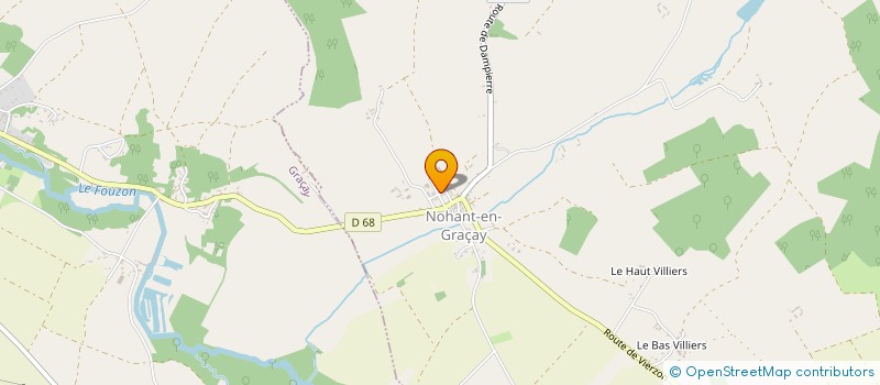 localisation de l'entreprise GT TAXIS  NOHANT-EN-GRACAY