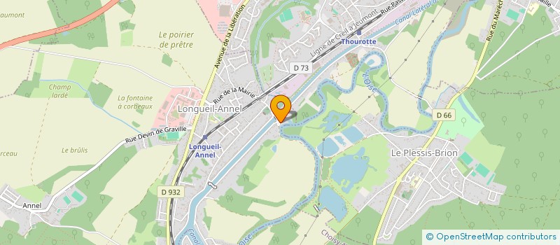 localisation de l'entreprise GT TERRASSEMENT  LONGUEIL-ANNEL