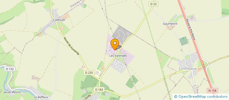 localisation de l'entreprise GT THERMIE à BRETTEVILLE-SUR-LAIZE