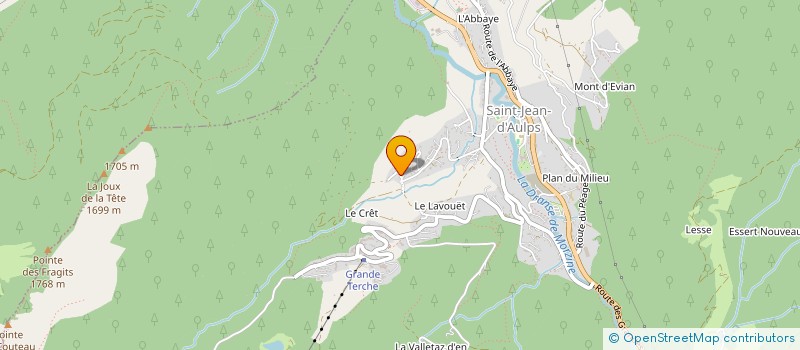 localisation de l'entreprise GT TRANSFERS  SAINT-JEAN-D'AULPS