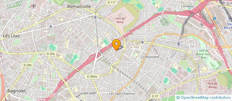 localisation de l'entreprise GT TRANSPORT à ROMAINVILLE