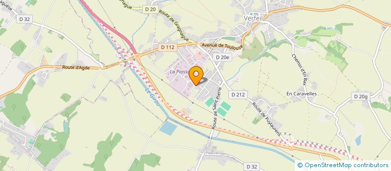 localisation de l'entreprise GT VILLAS  VERFEIL