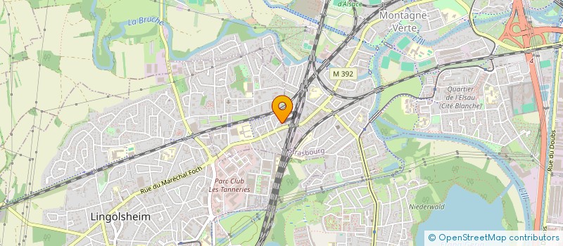 localisation de l'entreprise GT VTC à STRASBOURG