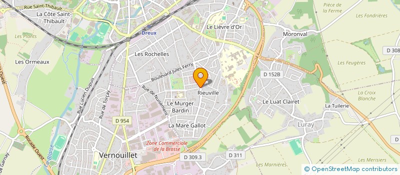 localisation de l'entreprise GT WORKSITE  LE MANS