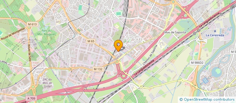 localisation de l'entreprise GT2I INVEST à MONTPELLIER