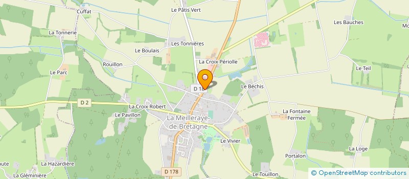 localisation de l'entreprise GT2M  LA MEILLERAYE-DE-BRETAGNE