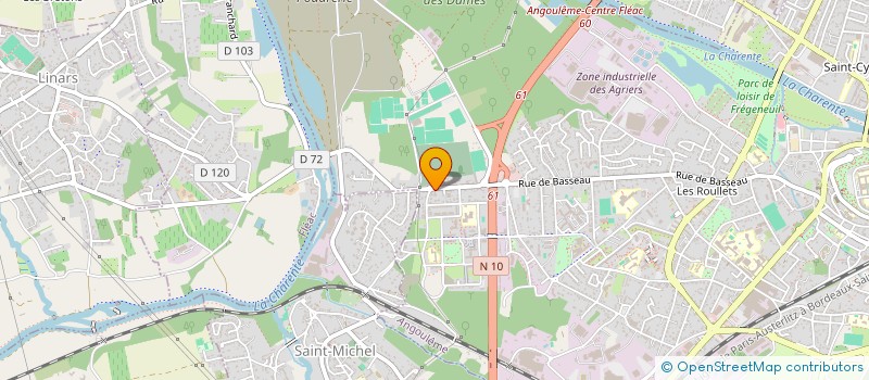 localisation de l'entreprise GT3 à ANGOULEME