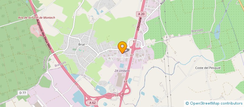 localisation de l'entreprise GT82  BRESSOLS