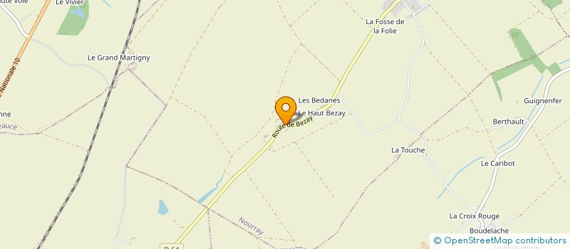 localisation de l'entreprise GTA à NOURRAY