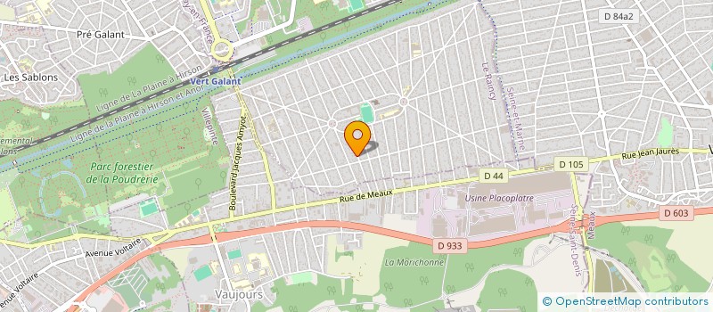 localisation de l'entreprise GTA à TREMBLAY-EN-FRANCE