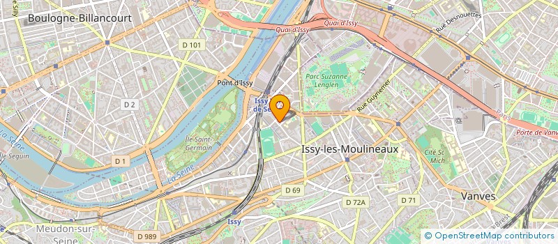 localisation de l'entreprise GTA AMIENS à ISSY-LES-MOULINEAUX