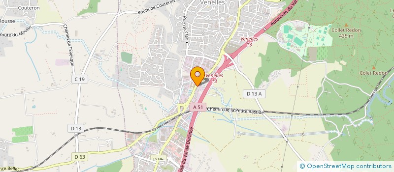 localisation de l'entreprise GTA LINE CONCEPT à VENELLES