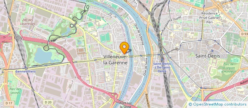 localisation de l'entreprise GTA SASU à VILLENEUVE-LA-GARENNE