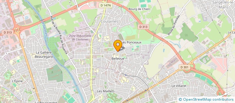 localisation de l'entreprise GTAC  COULAINES