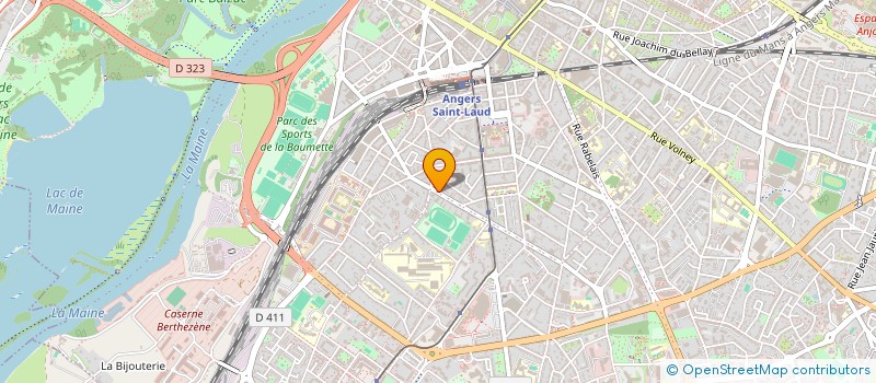 localisation de l'entreprise GTAM IMMOBILIER à ANGERS