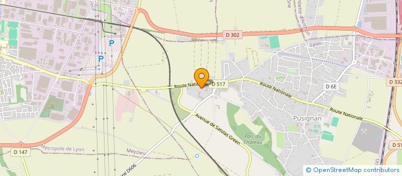 localisation de l'entreprise GTAME à PUSIGNAN