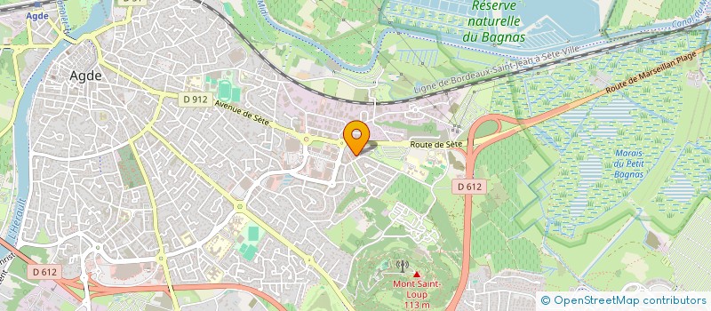 localisation de l'entreprise GTARI  AGDE