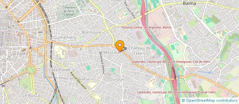 localisation de l'entreprise GTB à TOULOUSE