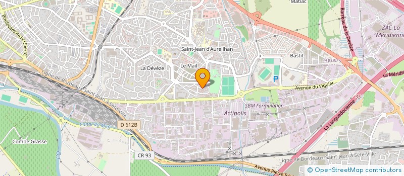 localisation de l'entreprise GTB à BEZIERS