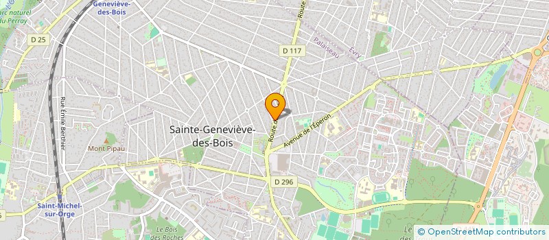 localisation de l'entreprise GTB à SAINTE-GENEVIEVE-DES-BOIS