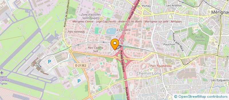 localisation de l'entreprise GTB BATIMENT  MERIGNAC