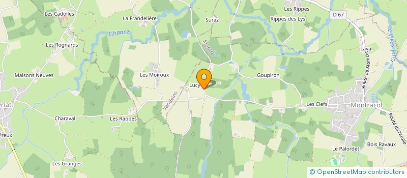 localisation de l'entreprise GTB CONSULTANTS à MONTRACOL