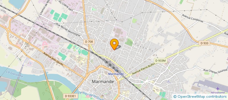 localisation de l'entreprise GTB ENERGIES SAS  MARMANDE