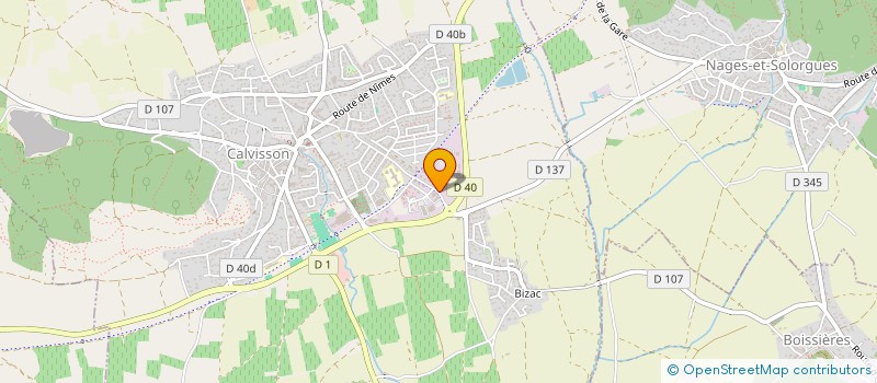 localisation de l'entreprise GTB IMMO  CALVISSON