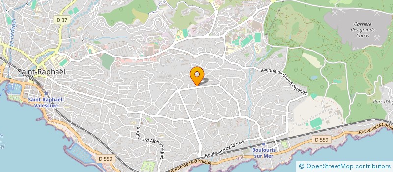 localisation de l'entreprise GTB PROJECT  SAINT-RAPHAEL