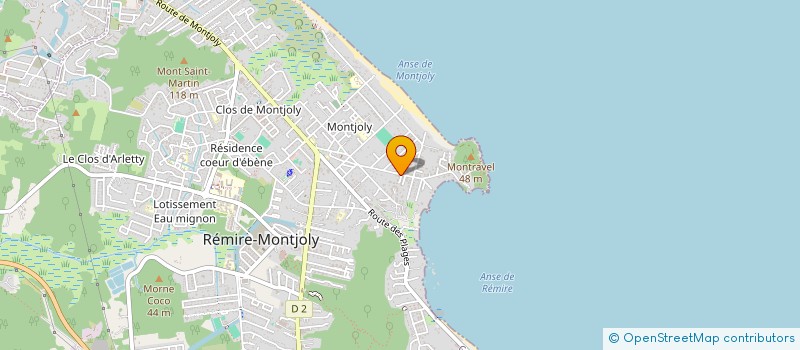 localisation de l'entreprise GTB973 à REMIRE-MONTJOLY