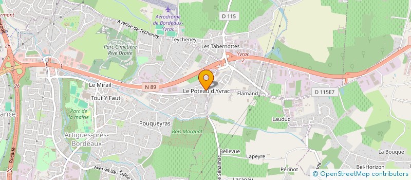 localisation de l'entreprise GTBA  POMPIGNAC