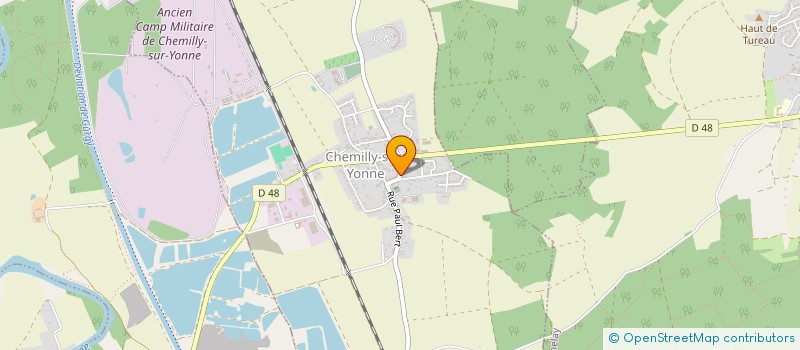 localisation de l'entreprise GTBM à CHEMILLY-SUR-YONNE