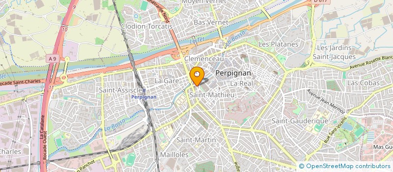 localisation de l'entreprise GTC 66  PERPIGNAN