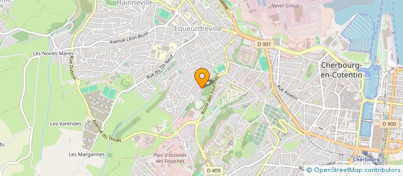 localisation de l'entreprise GTC  CHERBOURG-EN-COTENTIN