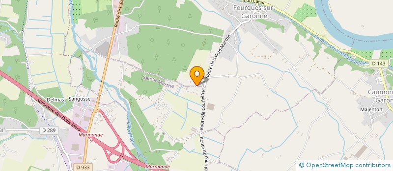 localisation de l'entreprise GTC-COM  FOURQUES-SUR-GARONNE