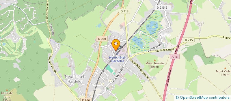 localisation de l'entreprise GTC CONVOYAGE  NESLES