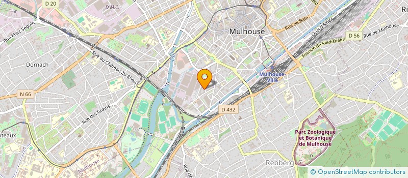 localisation de l'entreprise GTC FONDERIE  MULHOUSE