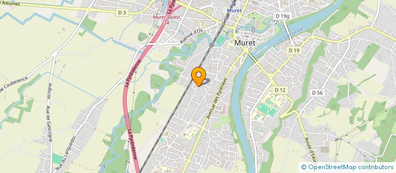 localisation de l'entreprise GTC IMMO  MURET