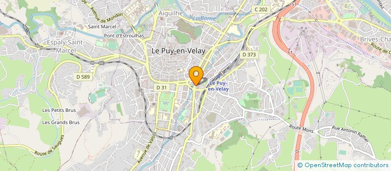 localisation de l'entreprise GTC LE PUY  LE PUY-EN-VELAY