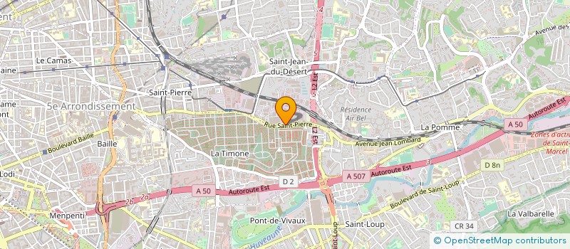 localisation de l'entreprise GTC RESEAUX à MARSEILLE