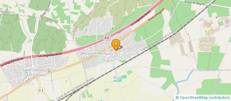 localisation de l'entreprise GTC SERVICE  BEZOUCE