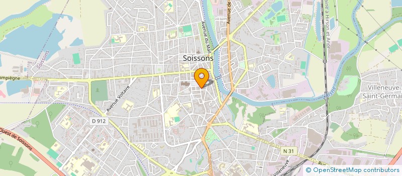 localisation de l'entreprise GTC SOISSONS à SOISSONS