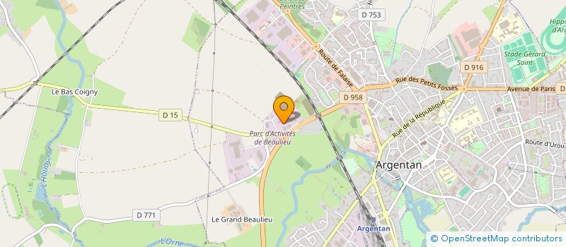 localisation de l'entreprise GTCA à ARGENTAN