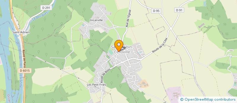 localisation de l'entreprise GTCJ  SAINT-AUBIN-CELLOVILLE