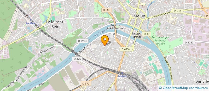 localisation de l'entreprise GTCM SERVICE à MELUN