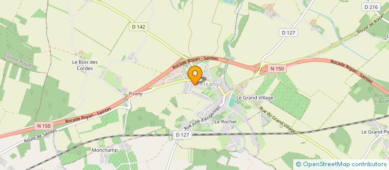 localisation de l'entreprise GTCR  PISANY