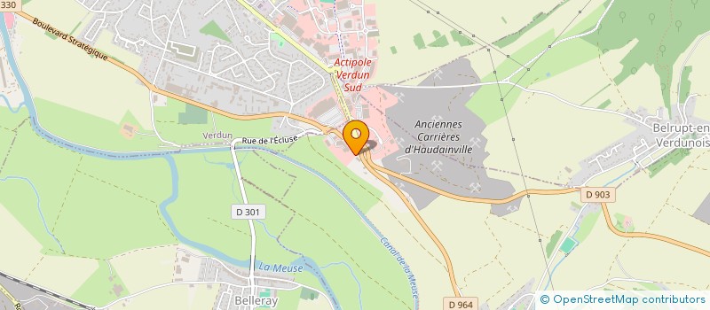 localisation de l'entreprise GTD CREDIT à VERDUN