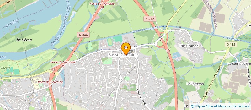 localisation de l'entreprise GTDIS à BASSE-GOULAINE