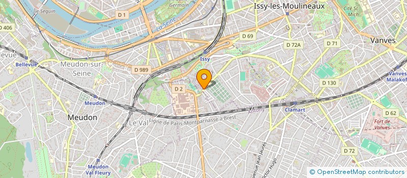 localisation de l'entreprise GTE 5 à ISSY-LES-MOULINEAUX
