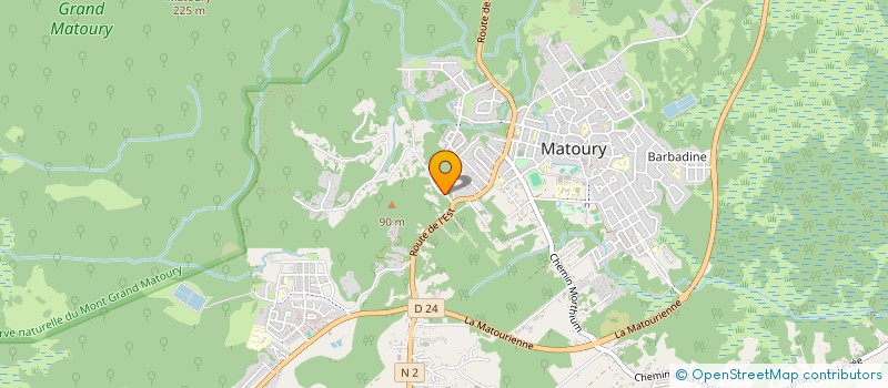 localisation de l'entreprise GTE à MATOURY